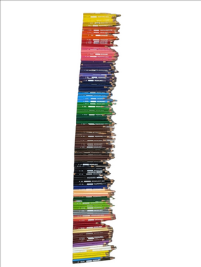 145 Vintage Laurentien Coloured Pencils Made In Canada Used